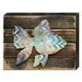 Clean Choice Golden Fish Art on Board Wall Decor CL2969885